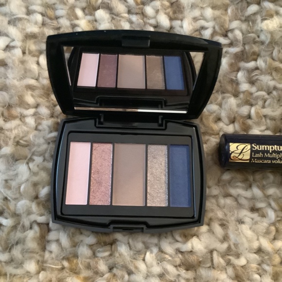 Lancôme Loves Women Cool Shimmery Eye Shadow Palette/ EL Mascara NWT - Picture 2 of 4